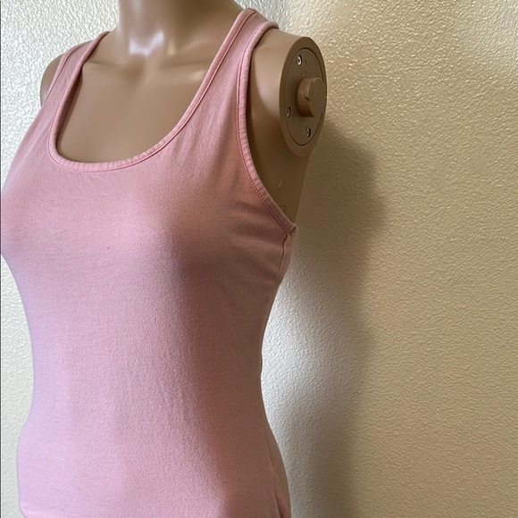 Active Basic- Pink Sleeveless Bodysuit - Picture 3 of 4